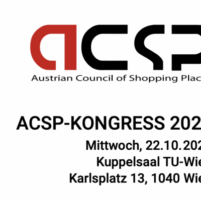 ACSP Shopping Center Congress – Vienna, Austria